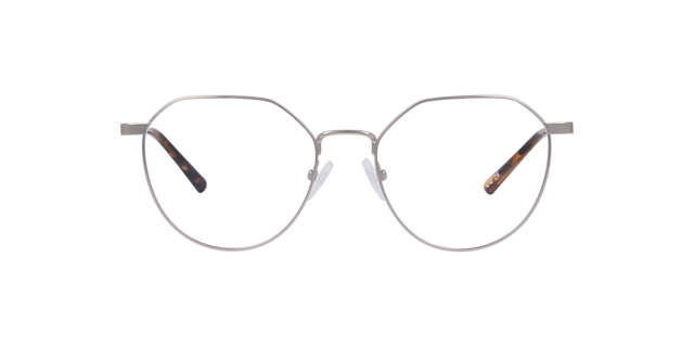 Morgan Silver MetalEyeglass Frames for Glasses Direct, Front View