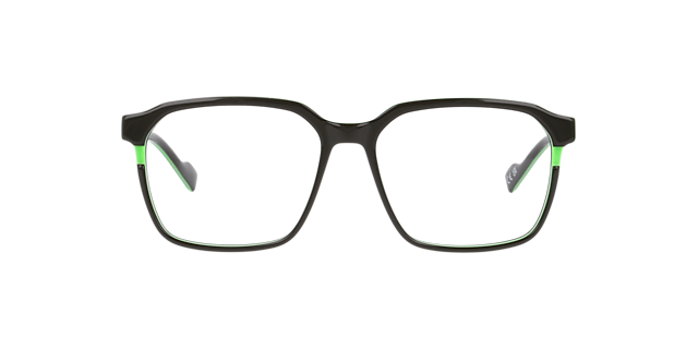 Maddox Dark Green AcetateEyeglass Frames for Glasses Direct, Front View