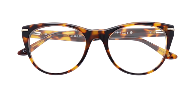 Farringdon Havana AcetateEyeglass Frames for Glasses Direct, Closed View