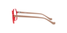 Madeline Red PlasticEyeglass Frames for Glasses Direct, Side View