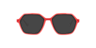 Madeline Red PlasticEyeglass Frames for Glasses Direct, with Tinted Lenses