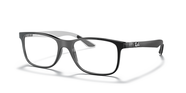 RB8903 Black PlasticEyeglass Frames for Glasses Direct, Angle View