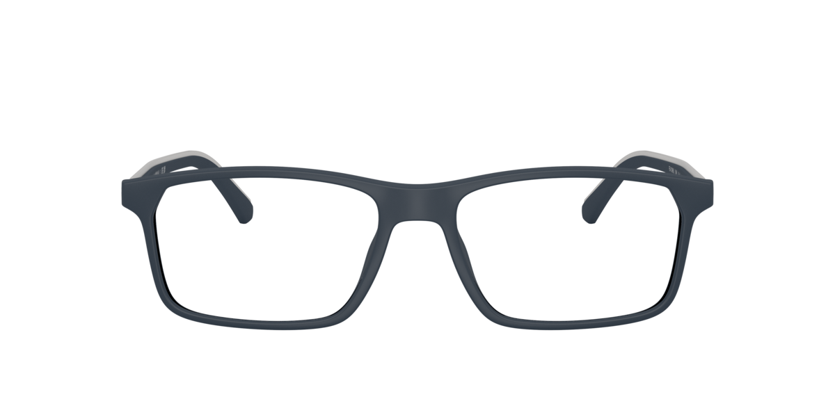 Emporio Armani Men's Matte Blue Pillow Plastic Eyeglasses Online - Full Rim - Ea3266u