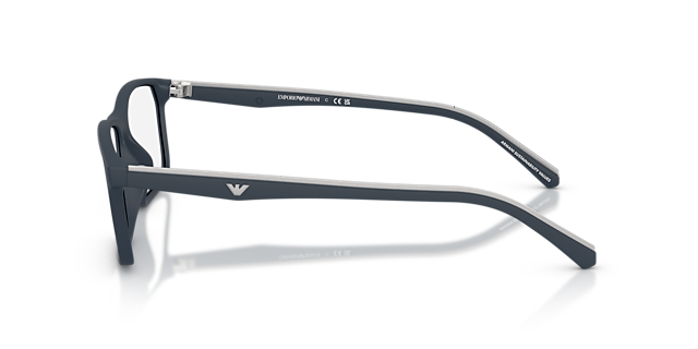 EA3266U Matte Blue PlasticEyeglass Frames for Glasses Direct, Side View