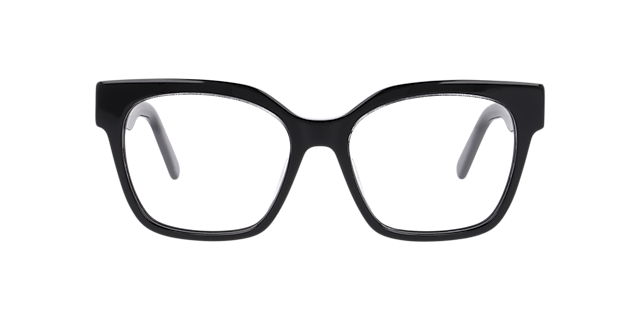 Marc 801 Clear Black AcetateEyeglass Frames for Glasses Direct, Front View