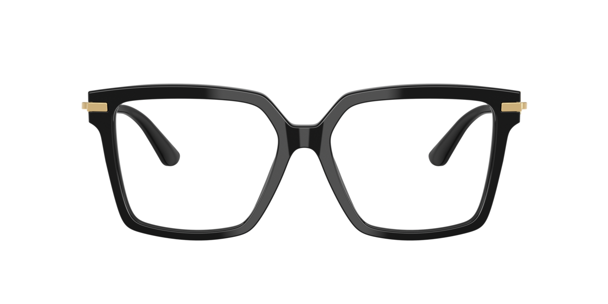 Dolce&Gabbana Women's Black Square Acetate Eyeglasses Online - Full Rim - Dg3397