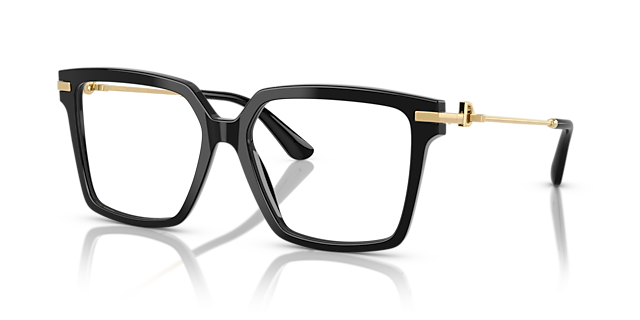 DG3397 Black AcetateEyeglass Frames for Glasses Direct, Angle View