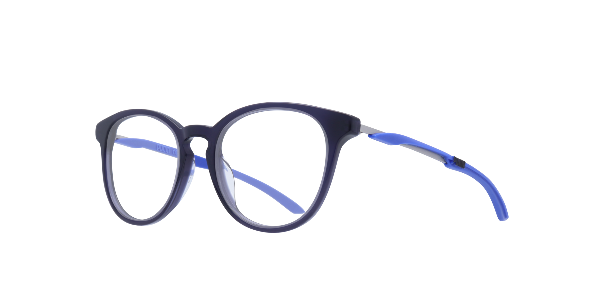 PU0336O Blue AcetateSunglass Frames for Glasses Direct, Angle View