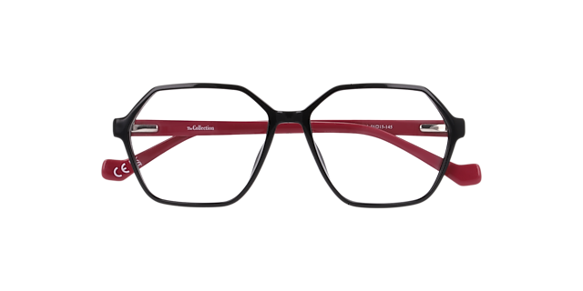 Madeline Black PlasticEyeglass Frames for Glasses Direct, Closed View