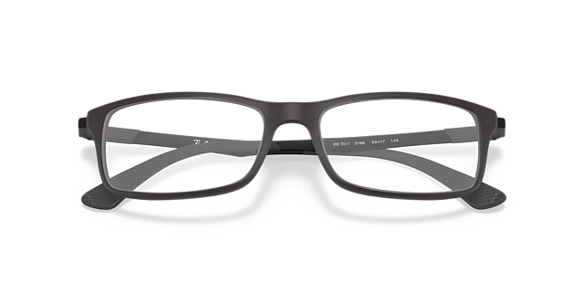 RB7017 Black PlasticEyeglass Frames for Glasses Direct, Closed View