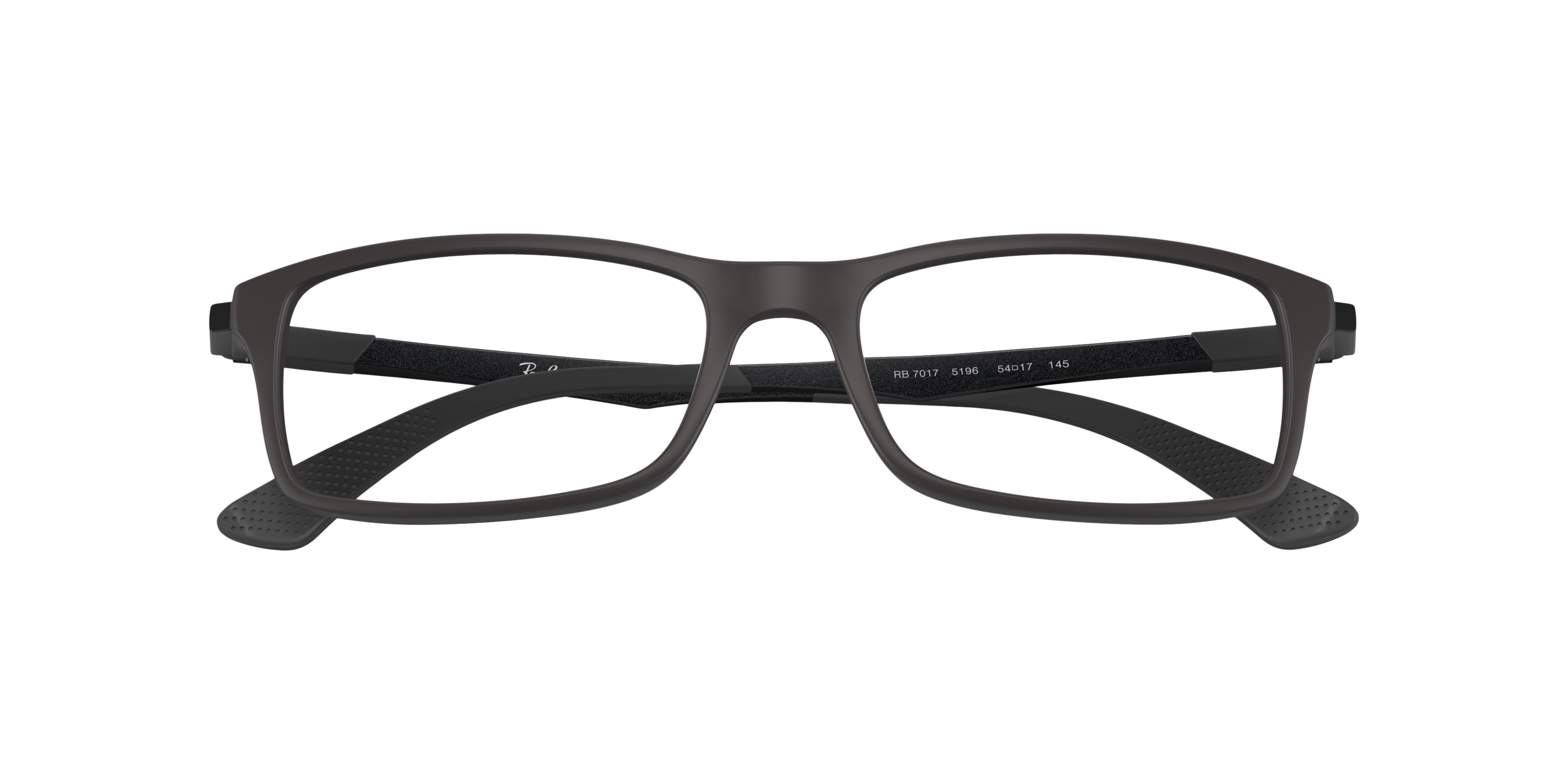 RB7017 Black PlasticEyeglass Frames for Glasses Direct, Closed View