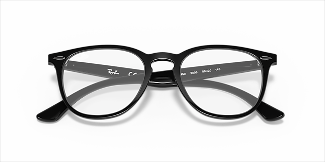 RB7159 Black PlasticEyeglass Frames for Glasses Direct, Closed View