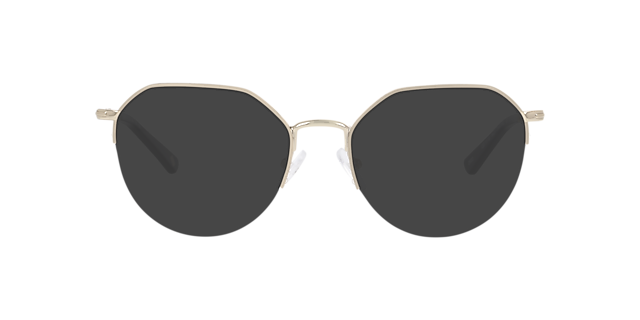 Notting Hill Black On Light Gold MetalEyeglass Frames for Glasses Direct, with Tinted Lenses