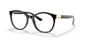 DG5075 Black PlasticEyeglass Frames for Glasses Direct, Angle View