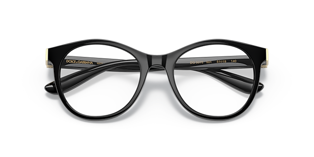 DG5075 Black PlasticEyeglass Frames for Glasses Direct, Closed View