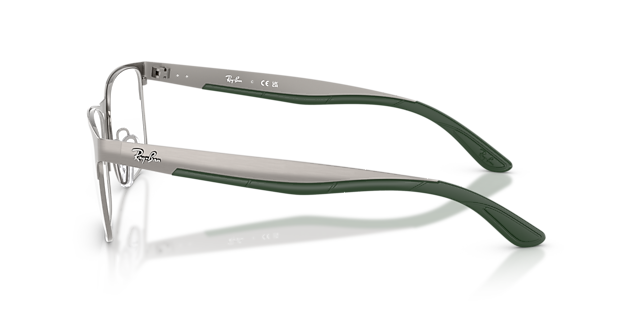RB7550 Gunmetal MetalEyeglass Frames for Glasses Direct, Side View