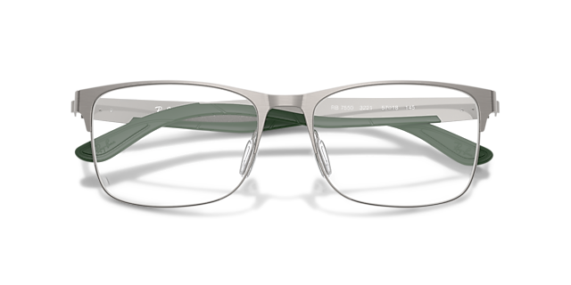 RB7550 Gunmetal MetalEyeglass Frames for Glasses Direct, Closed View