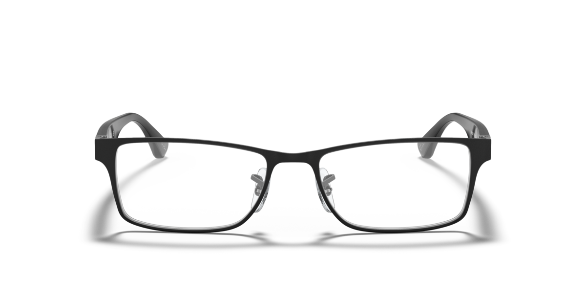 Ray-Ban Unisex Black Rectangle Metal Eyeglasses Online - Full Rim - Rb6238