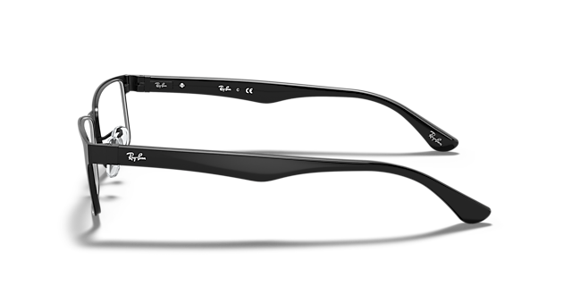 RB6238 Black MetalEyeglass Frames for Glasses Direct, Side View