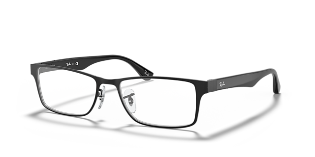 RB6238 Black MetalEyeglass Frames for Glasses Direct, Angle View