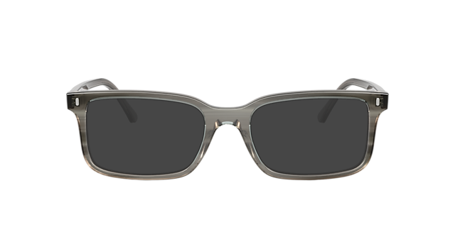 RB5445 Striped Grey AcetateEyeglass Frames for Glasses Direct, with Tinted Lenses