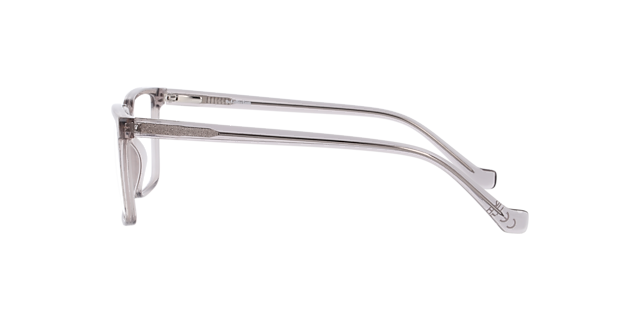 Murphy Crystal Grey PlasticEyeglass Frames for Glasses Direct, Side View