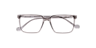 Murphy Crystal Grey PlasticEyeglass Frames for Glasses Direct, Closed View