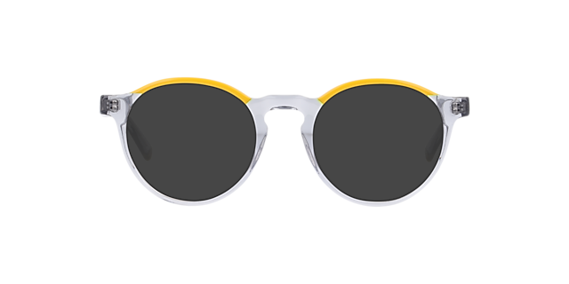 Marcel Yellow & Grey AcetateEyeglass Frames for Glasses Direct, with Tinted Lenses