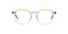 Marcel Yellow & Grey AcetateEyeglass Frames for Glasses Direct, Front View