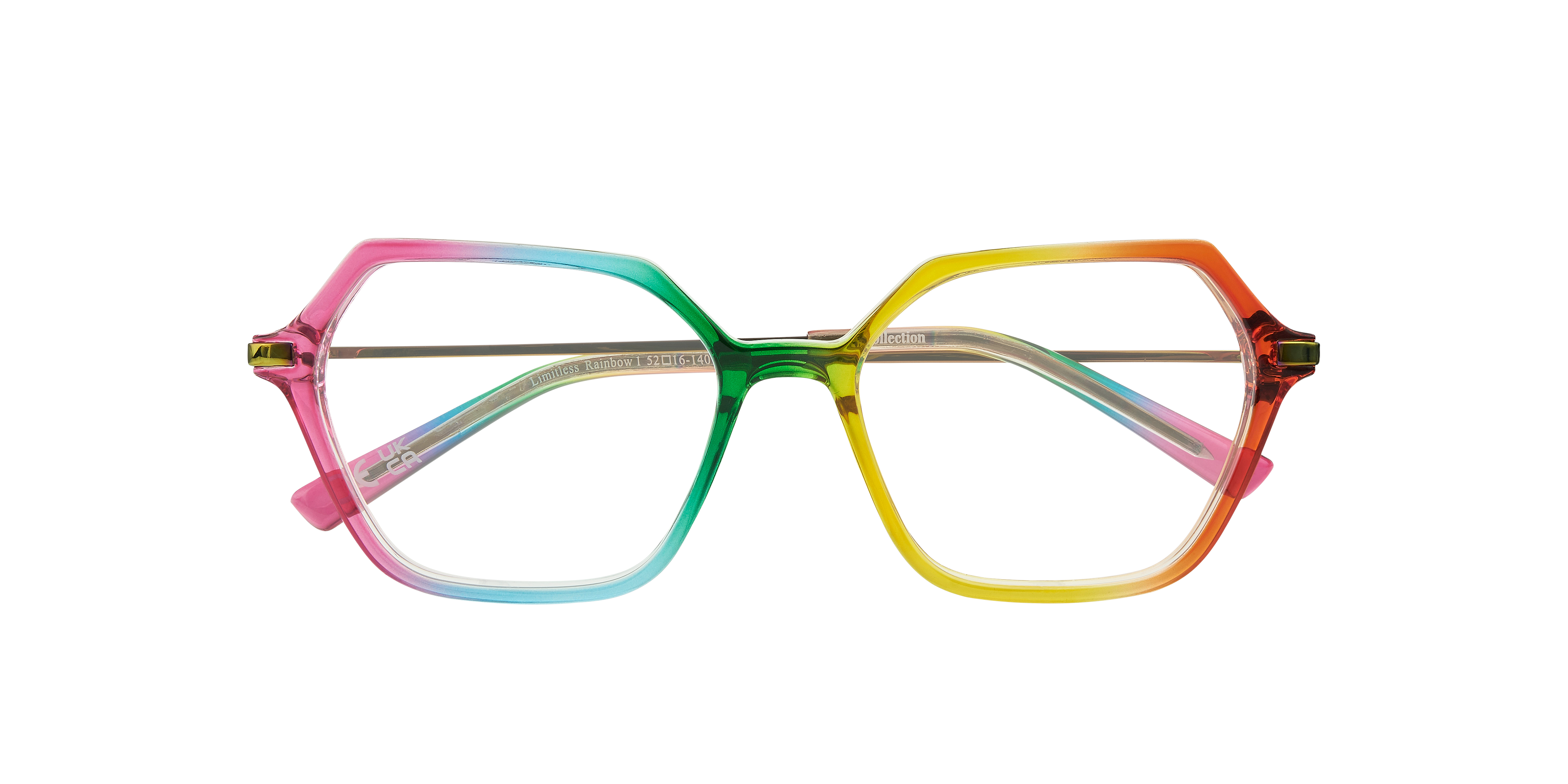 Limitless Rainbow PlasticEyeglass Frames for Glasses Direct, Closed View