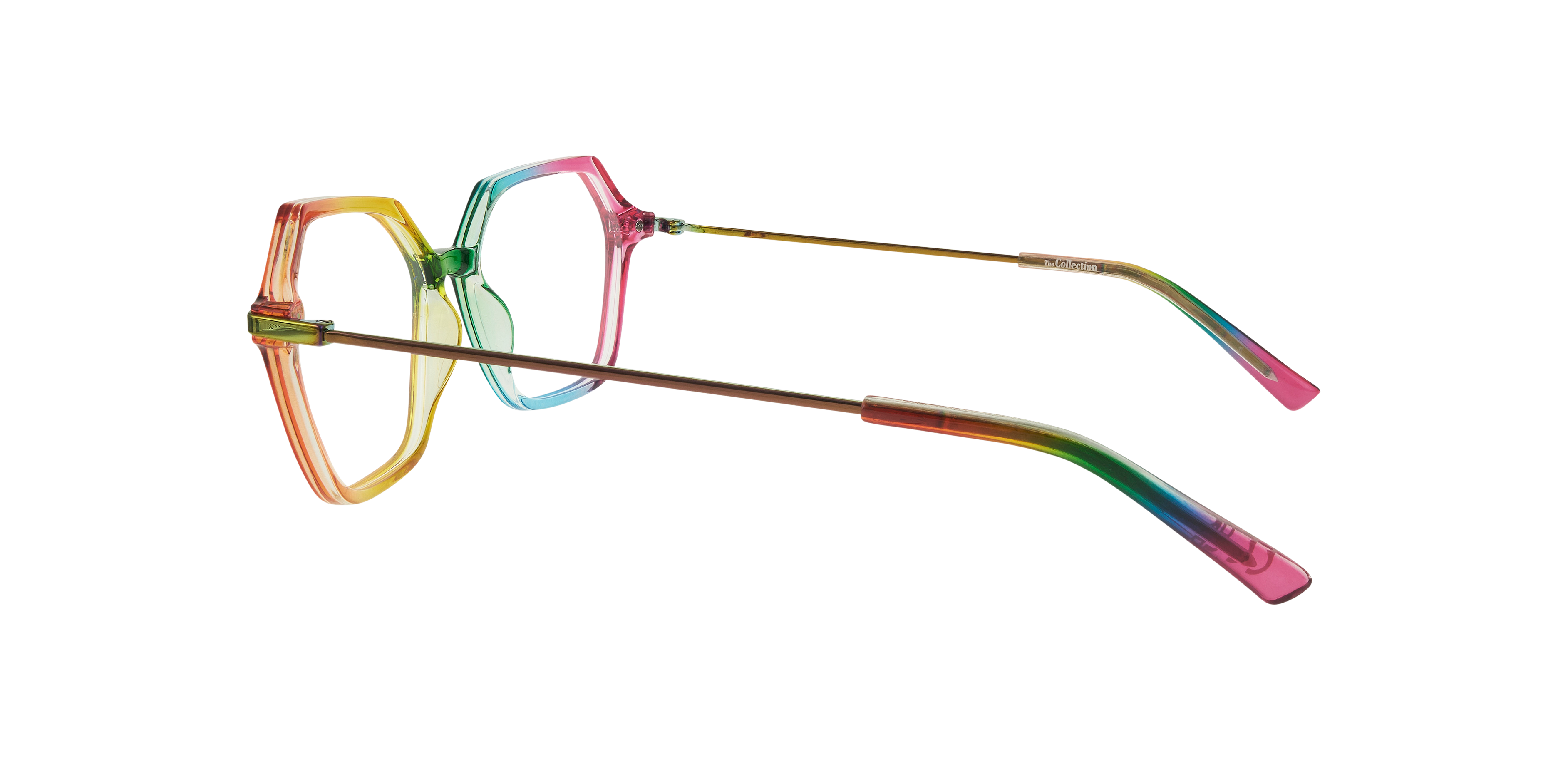 Limitless Rainbow PlasticEyeglass Frames for Glasses Direct, Side View