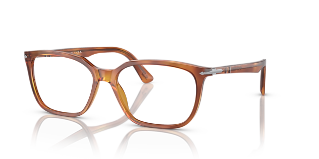 PO3298V Terra Di Siena AcetateEyeglass Frames for Glasses Direct, Angle View