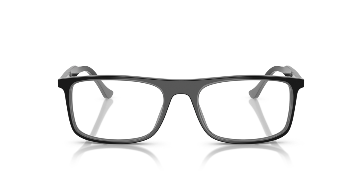 Ray-Ban Unisex Black Rectangle Acetate Eyeglasses Online - Full Rim - Rb5440 Medium