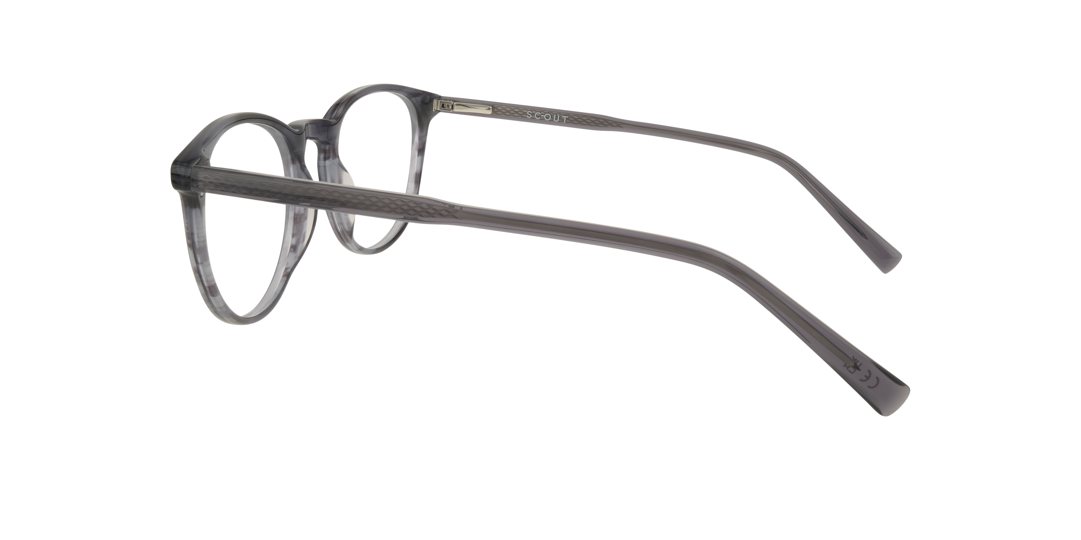Lester Blue AcetateEyeglass Frames for Glasses Direct, Side View