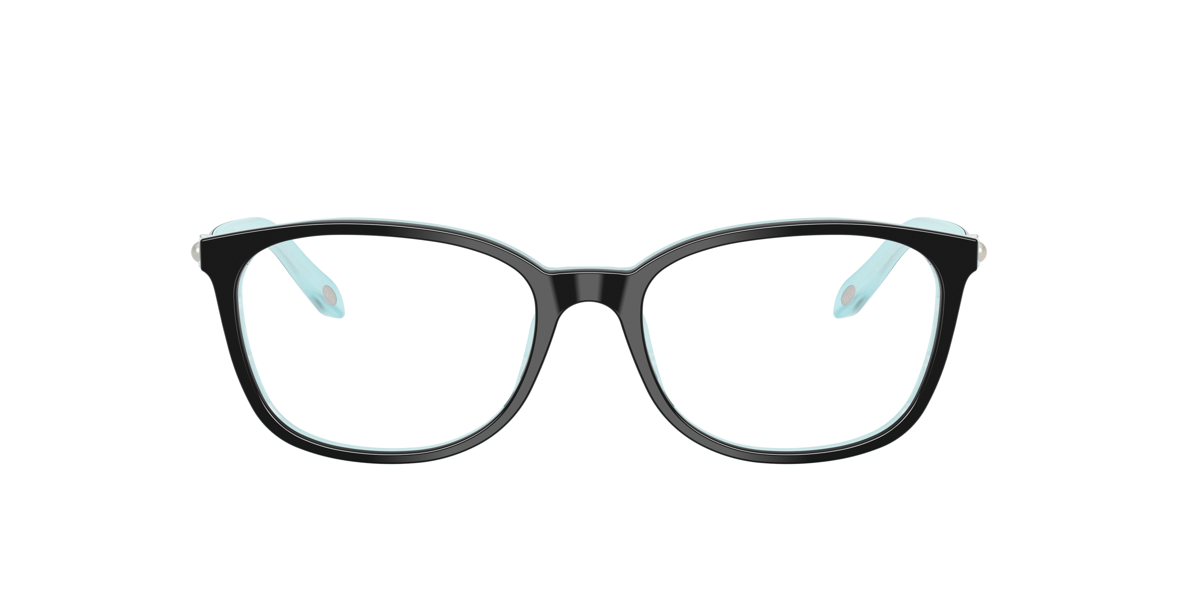 Glasses Direct ™ -TF2109BF Square Black On Tiffany Blue Striped