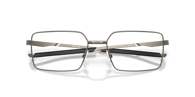 Foil SQ Matte Gunmetal MetalEyeglass Frames for Glasses Direct, Closed View