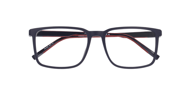 TH 2282 Blue Red PlasticEyeglass Frames for Glasses Direct, Closed View