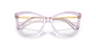 SK2051 Transparent Lilac AcetateEyeglass Frames for Glasses Direct, Closed View