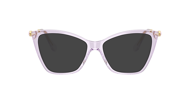 SK2051 Transparent Lilac AcetateEyeglass Frames for Glasses Direct, with Tinted Lenses