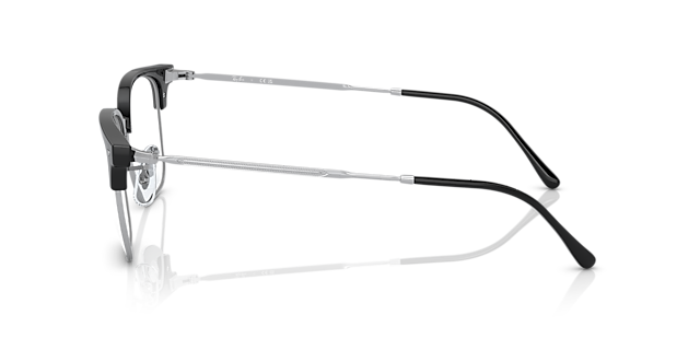 RB7216 Black On Silver PlasticEyeglass Frames for Glasses Direct, Side View