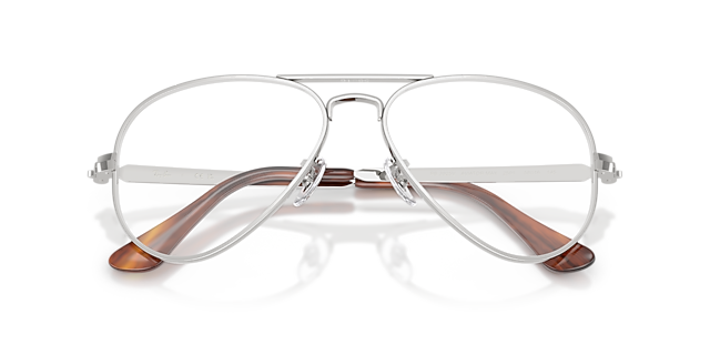 RB3925V Silver MetalEyeglass Frames for Glasses Direct, Closed View