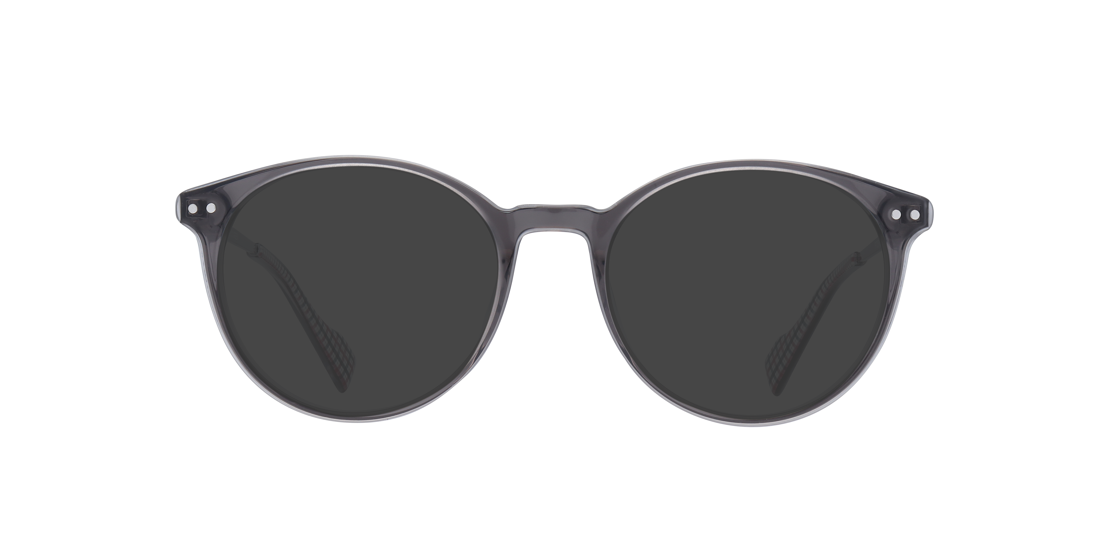 Fitzroy BN Grey MetalEyeglass Frames for Glasses Direct, with Tinted Lenses