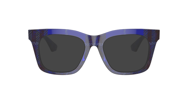 BE2407 Check Blue AcetateEyeglass Frames for Glasses Direct, with Tinted Lenses