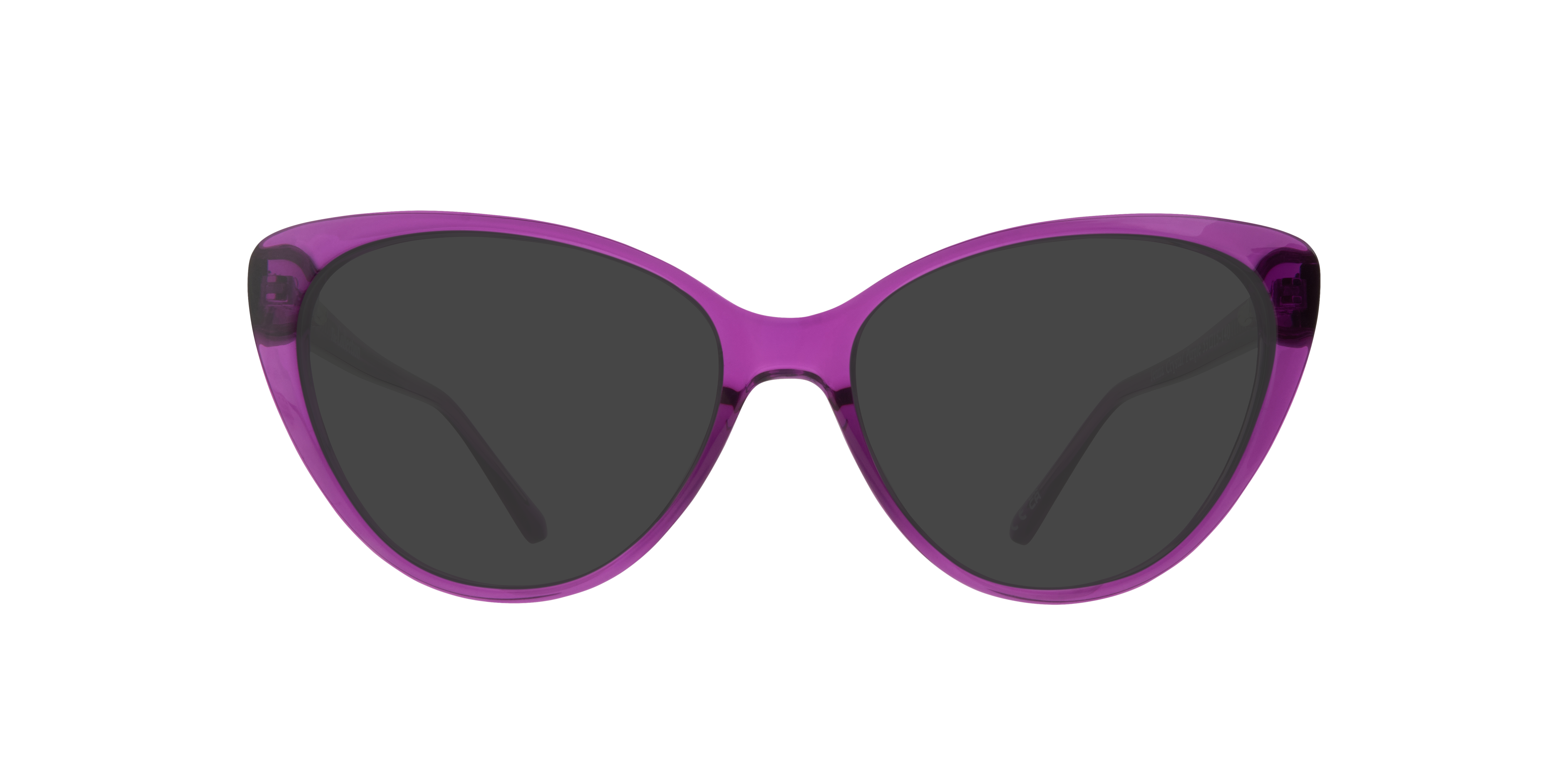 Jenna Crystal Purple PlasticEyeglass Frames for Glasses Direct, with Tinted Lenses