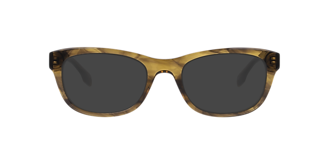 Nathanael Horn Khaki AcetateEyeglass Frames for Glasses Direct, with Tinted Lenses