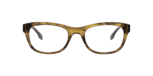 Nathanael Horn Khaki AcetateEyeglass Frames for Glasses Direct, Front View