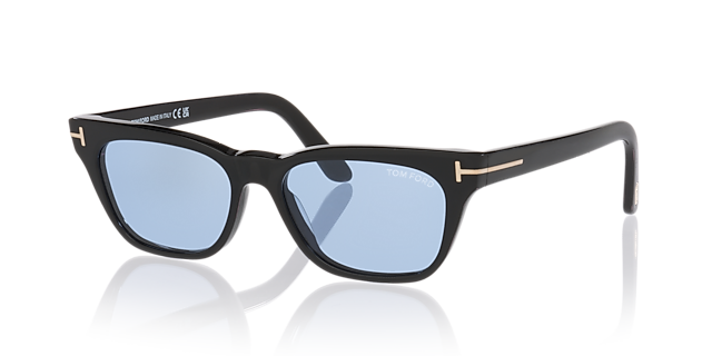 Penn-02 Black Shiny AcetateSunglass Frames for Glasses Direct, Angle View