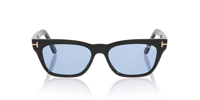 Penn-02 Black Shiny AcetateSunglass Frames for Glasses Direct, Front View