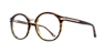 Fulham Yellow Horn AcetateEyeglass Frames for Glasses Direct, Angle View