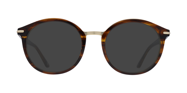 Fulham Yellow Horn AcetateEyeglass Frames for Glasses Direct, with Tinted Lenses